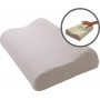 Memory foam orthopedic pillow