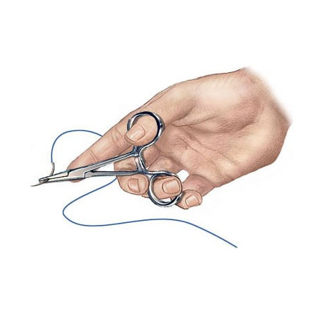 Polyamid suture  6/0 10mm 3/8 45cm