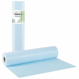 Waterproof blue colour exam table paper  48cm x 50m