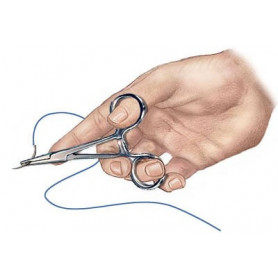 Polyamid suture 3/0 24mm 3/8 75cm