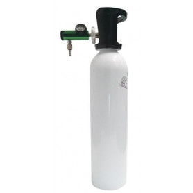 Oxygen Bottle with pressure gauge