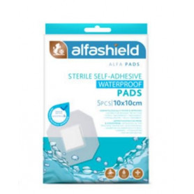 Waterproof adhesive pad Alfashield 10cm x 10cm (5pcs)
