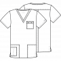 Cherokee Unisex scrub top 4725