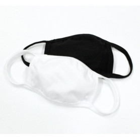 Cloth face mask 3ply cotton non - woven (2 pcs) 