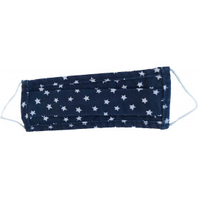 Children's cloth face mask with stars (1 pcs) 