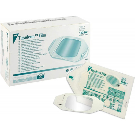 3M Tegaderm medical dressing without a notch 6cm x 7cm 1624W (1pcs)