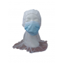 Disposable non-woven protective hood cap (50 pcs)