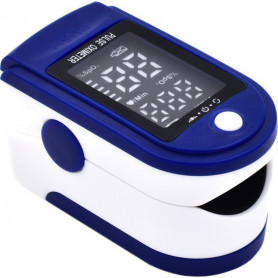 LK87 pulse oximeter with LED screen blue