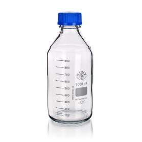 Simax clear glass reagent bottle with cap 500ml