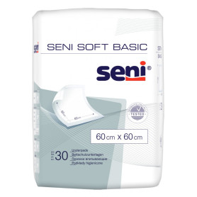 Seni Soft Basic incontinence underpads 60x60cm (30pcs)