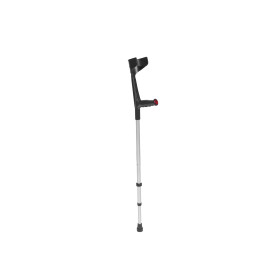 Forearm reinforced crutch with fixed handle black 0808467