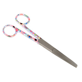 Βubbles fantasy straight scissors blunt/sharp 14 cm 20532
