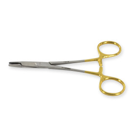Olsen Hegar needle holder gold 14cm 26540