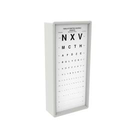 Monoyer illuminated optometric chart 3m 27381