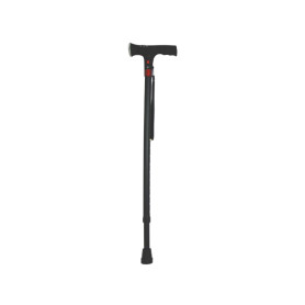 Walking stick with safety light and alarm GB-806 black