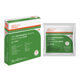 Gauze Sterile Soft Care 36cm x 40cm (10pcs)