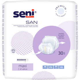 Seni V Maxi anatomically shaped inserts 37 x 69cm (30 pcs)