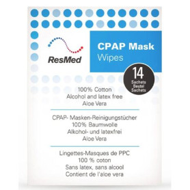 ResMed CPAP mask cleaning wipes (14 pcs)
