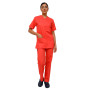 Ultima Sunrise Coral unisex medical scrub set