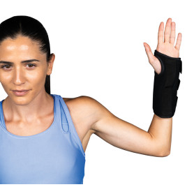 Wrist support brace with 3 straps