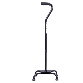 Bariatric tetrapod cane with large base