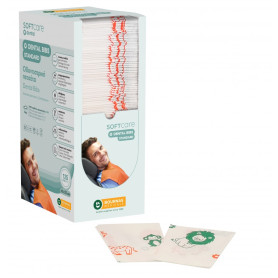 SoftCare Standard 2ply dental bibs with dispencer kids 33 x 45cm (500 pcs)