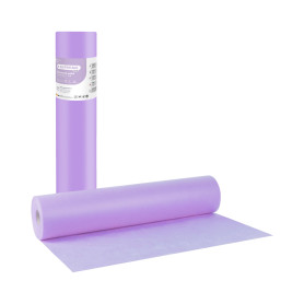 SoftCare Supreme Plus 1ply non-woven exam table paper 58cm x 70m purple
