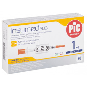 Pic insuline syringes 1cc 30G (30 pcs)