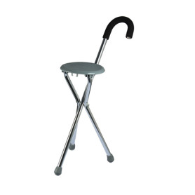 Foshan tripod walking stick with seat FS911L