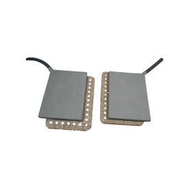 Gymna Thermo 500+ rubber electrodes 26 x 18 cm with felt spacers