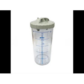 Makrolon suction container with cover 121°C 5L