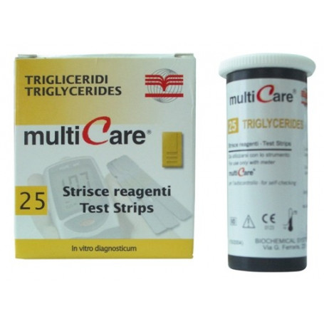 Multicare Triglyceride Strips  (25 pcs)